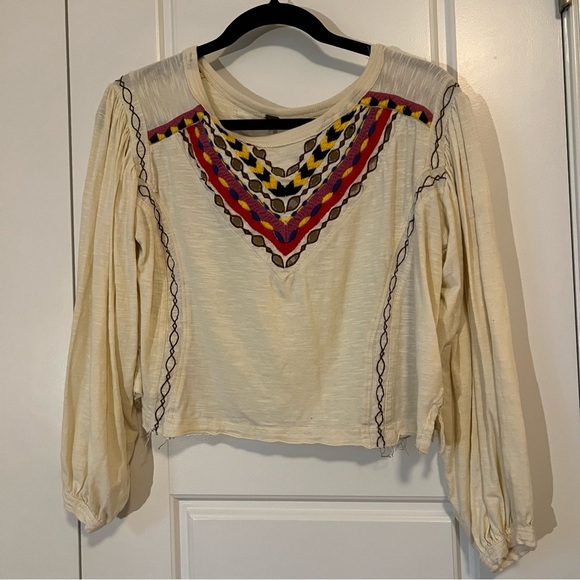 Free People embroidered crop top - Picture 3 of 10